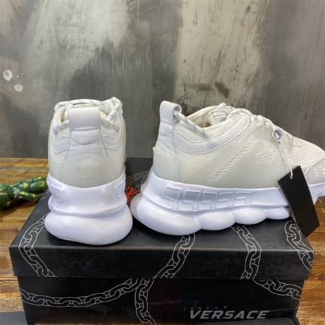 versace chain reaction sole height|Versace Chain Reaction White Mesh Rubber Suede .